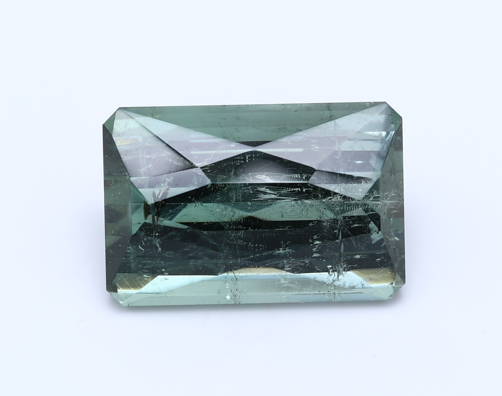 10.123ct Rectangular Mixed Cut Natural Certified Gemstone