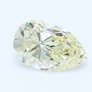 0.767ct R VVS2 Pear Cut Natural Certified Diamond