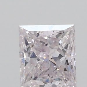 0.440ct Faint Pink I1 Radiant Cut Natural Certified Diamond
