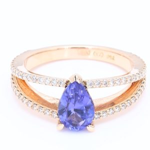 1.108ct Violet Blue Vivid AAA