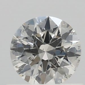 0.56ct I I1 Round Cut Natural Certified Diamond
