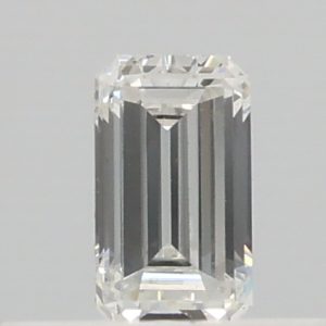 0.272ct H VVS2 Emerald Cut Natural Certified Diamond