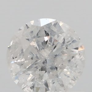 0.81ct F I3 Round  Cut Natural Certified Diamond