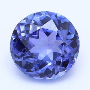 1.32ct Round Blue VIOLET Intense AA Natural Certified Gemstone