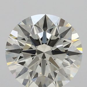 1.37ct L VS2 Round  Cut Natural Certified Diamond