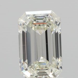 1.37ct J VS2 Emerald Cut Natural Certified Diamond