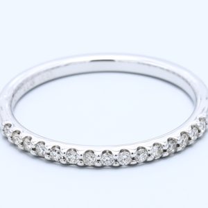 White Gold Ladies Wedding Bands