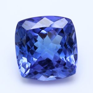 15.428ct Cushion Violet Blue Vivid AAA+ Natural Certified Gemstone
