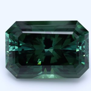 62.505ct Emerald Bluish Green Medium Dark Natural Certified Gemstone
