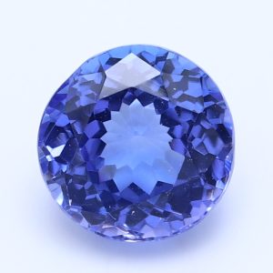 3.20ct Round blue VIOLET Vivid AAA Natural Certified Gemstone