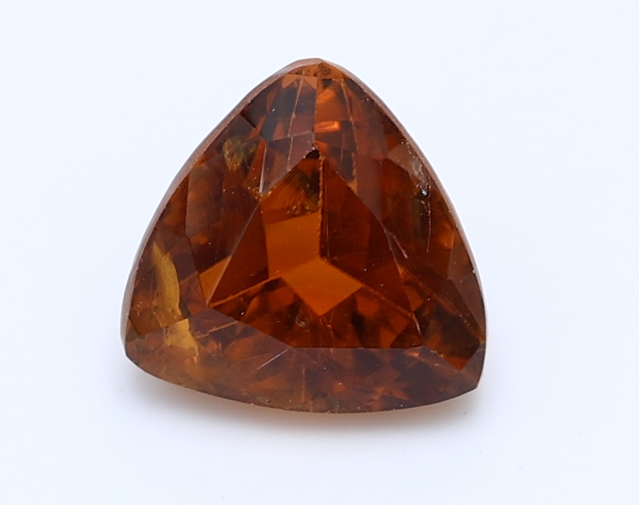 1.723ct Trilliant Vivid Yellowish Orange Natural Certified Gemstone