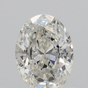 0.700ct H SI1 Oval Cut Natural Certified Diamond