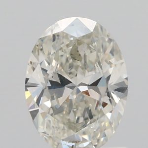 1.00ct J SI1 Oval Cut Natural Certified Diamond