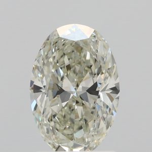 1.53ct K I1 Oval Cut Natural Certified Diamond