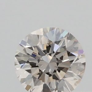 0.29ct Champagne SI1 Round Cut Natural Certified Diamond