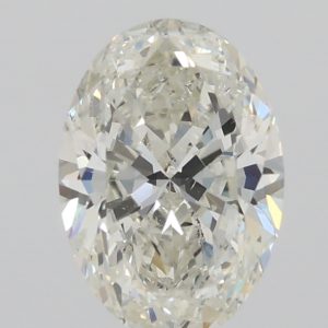 1.50ct J SI2 Oval Cut Natural Certified Diamond