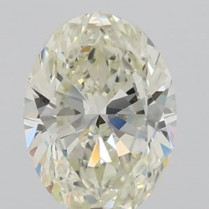 1.00ct L VS2 Oval Cut Natural Certified Diamond