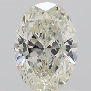 1.030ct J VVS2 Oval Cut Natural Certified Diamond