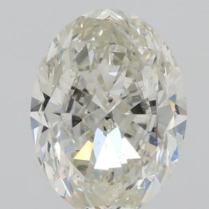 1.510ct J SI1 Oval Cut Natural Certified Diamond