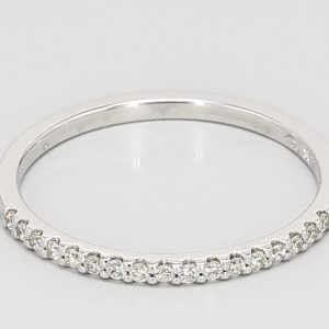 White Gold Ladies Wedding Bands