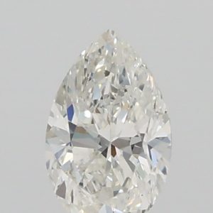 0.37ct H VS1 Pear Cut Natural Certified Diamond