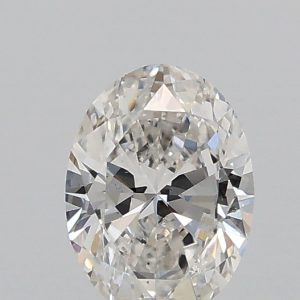 0.50ct H SI1 Oval Cut Natural Certified Diamond