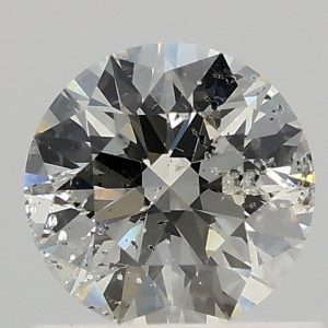 0.72ct K I1 Round  Cut Natural Certified Diamond