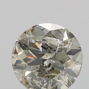 0.70ct O I2 Round  Cut Natural Certified Diamond