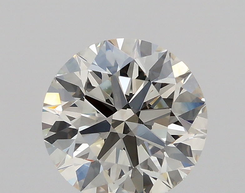1.51ct K , Faint Brown VS2 Round Cut Natural Certified Diamond