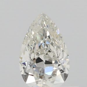 0.45ct J I2 Pear Cut Natural Certified Diamond