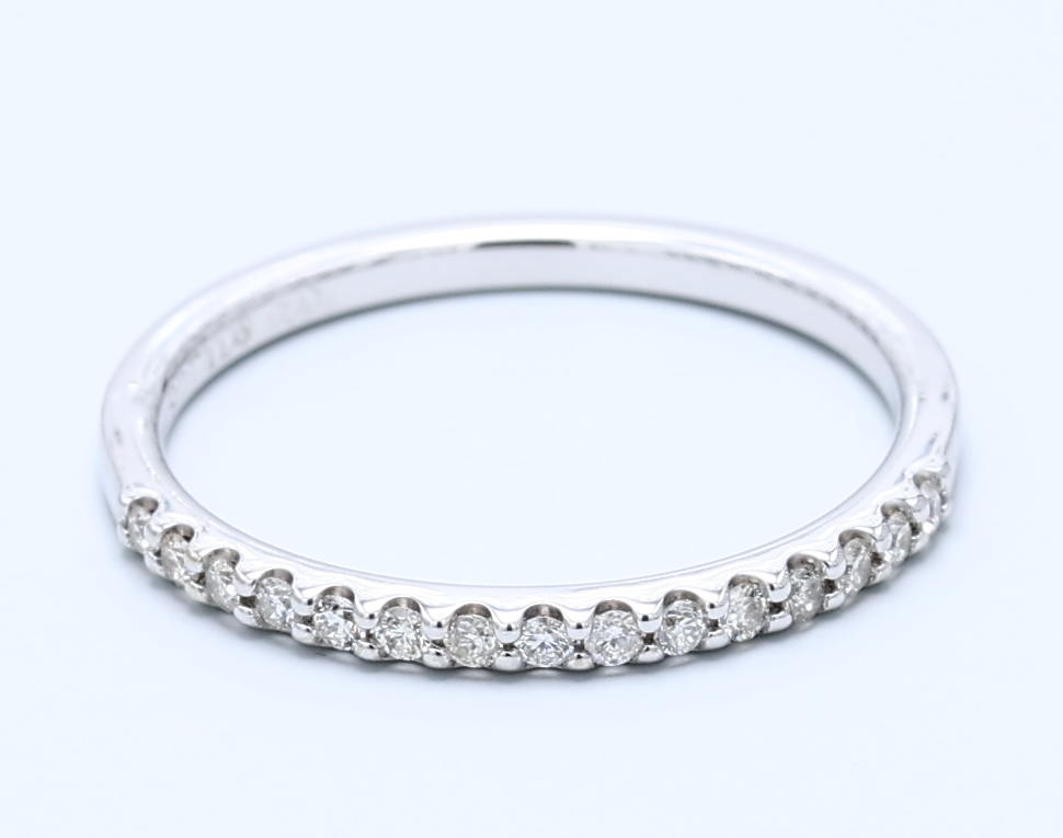 White Gold Ladies Wedding Bands