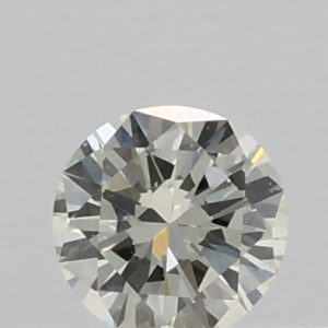 0.203ct L VVS2 Round  Cut Natural Certified Diamond