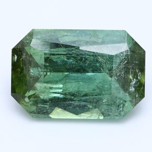 4.192ct Emerald Vivid Greenish Blue Natural Certified Gemstone