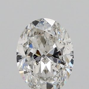 0.720ct F SI1 Oval Cut Natural Certified Diamond