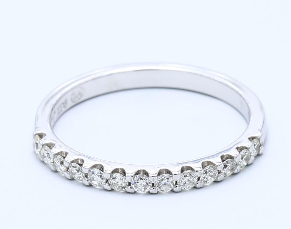 White Gold Ladies Wedding Bands
