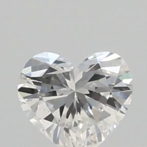 0.24ct F VVS2 Heart Cut Natural Certified Diamond