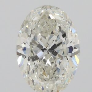 1.50ct J SI2 Oval Cut Natural Certified Diamond