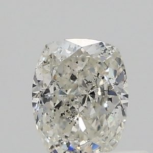 0.55ct J SI2 Cushion Cut Natural Certified Diamond