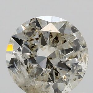 0.84ct K I2 Round Cut Natural Certified Diamond