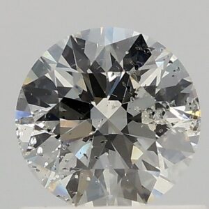 0.72ct K I1 Round  Cut Natural Certified Diamond