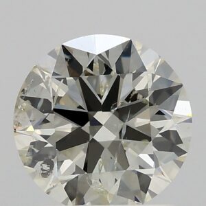 1.53ct L I2 Round  Cut Natural Certified Diamond