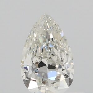 0.45ct J I2 Pear Cut Natural Certified Diamond