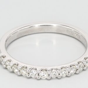 White Gold Ladies Wedding Bands