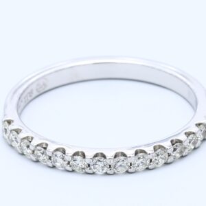 White Gold Ladies Wedding Bands