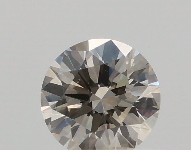 0.56ct M, Faint Brown VS2 Round Cut Natural Certified Diamond