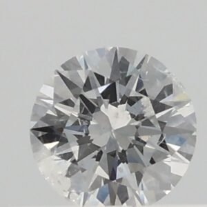 0.347ct D I1 Round Cut Natural Certified Diamond