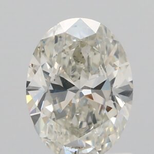 1.00ct J SI1 Oval Cut Natural Certified Diamond