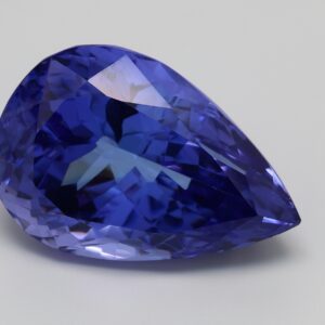 53.828ct Pear Blue violet Natural Certified Tanzanite