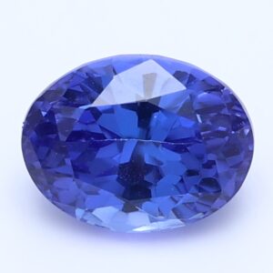 1.58ct Oval blue VIOLET Vivid AAA Natural Certified Tanzanite