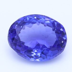 1.060ct Oval blue VIOLET Vivid AAA+ Natural Certified Tanzanite